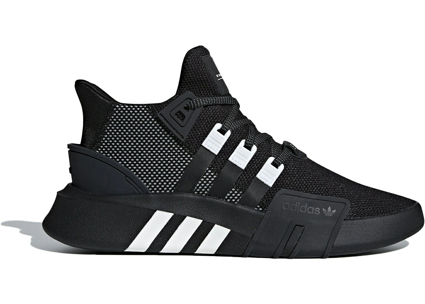 アディダス コア 黒色 ブラック 白色 ホワイト スニーカー メンズ ADIDAS EQT BASK ADV CORE BLACK / CORE BLACK CLOUD WHITE CORE