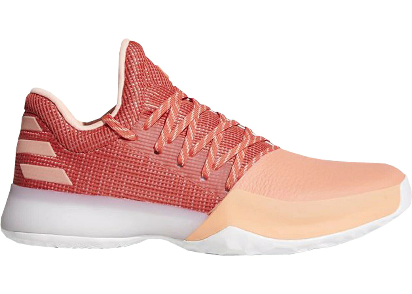 アディダス ハーデン コア 灰色 グレー VOL. スニーカー メンズ ADIDAS HARDEN 1 CHALK CORAL / CHALK CORE TRACE SCARLET GREY