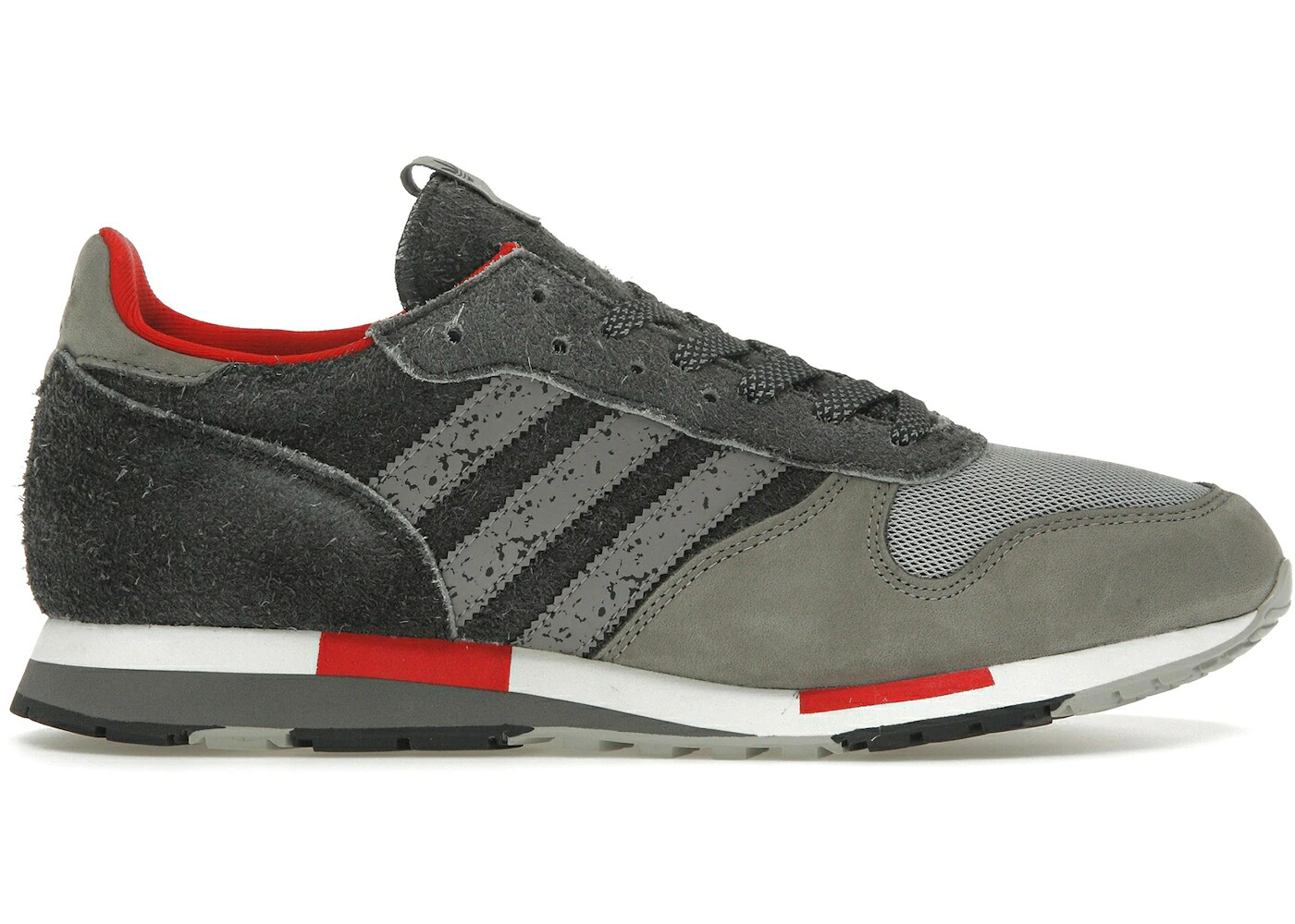 アディダス 固形体 薄墨色 薄墨色 白いこと 白いこと スニーカー メンズ ADIDAS CNTR HANON / SOLID GREY GREY ROCK WHITE