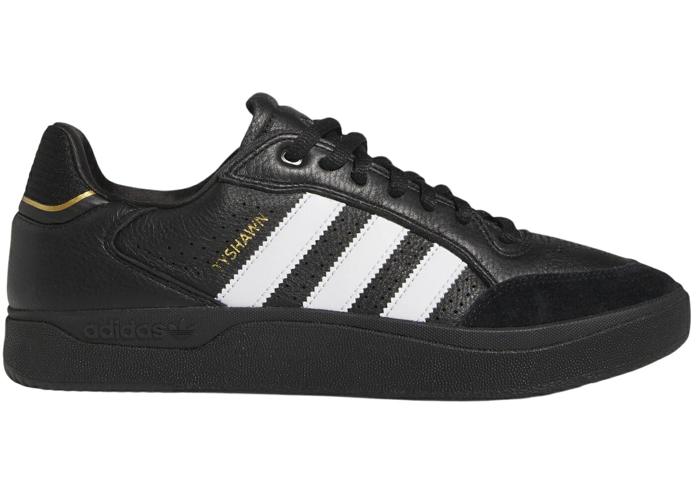 アディダス 中核グループ 黒いこと 黒いこと 白いこと 白いこと ゴールド スニーカー メンズ ADIDAS TYSHAWN LOW CORE BLACK CLOUD WHITE GOLD METALLIC / CORE BLACK CLOUD WHITE GOLD