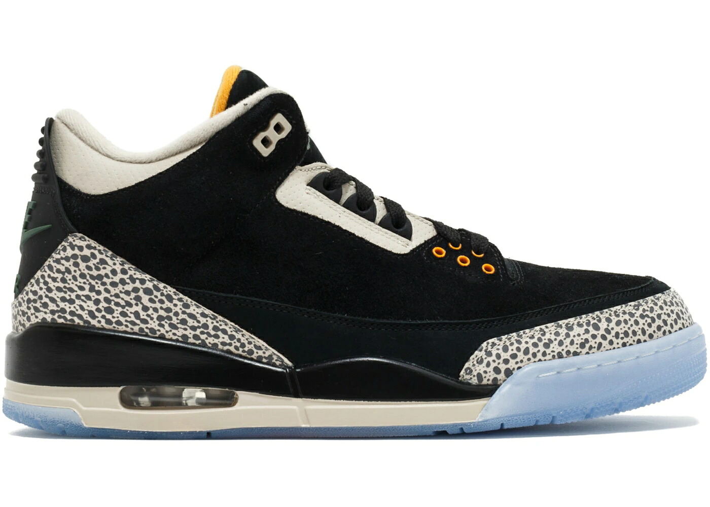 ナイキ ジョーダン 黒いこと 黒いこと スニーカー メンズ JORDAN 3 RETRO ATMOS / BLACK BONSAI FLAX KUMQUAT