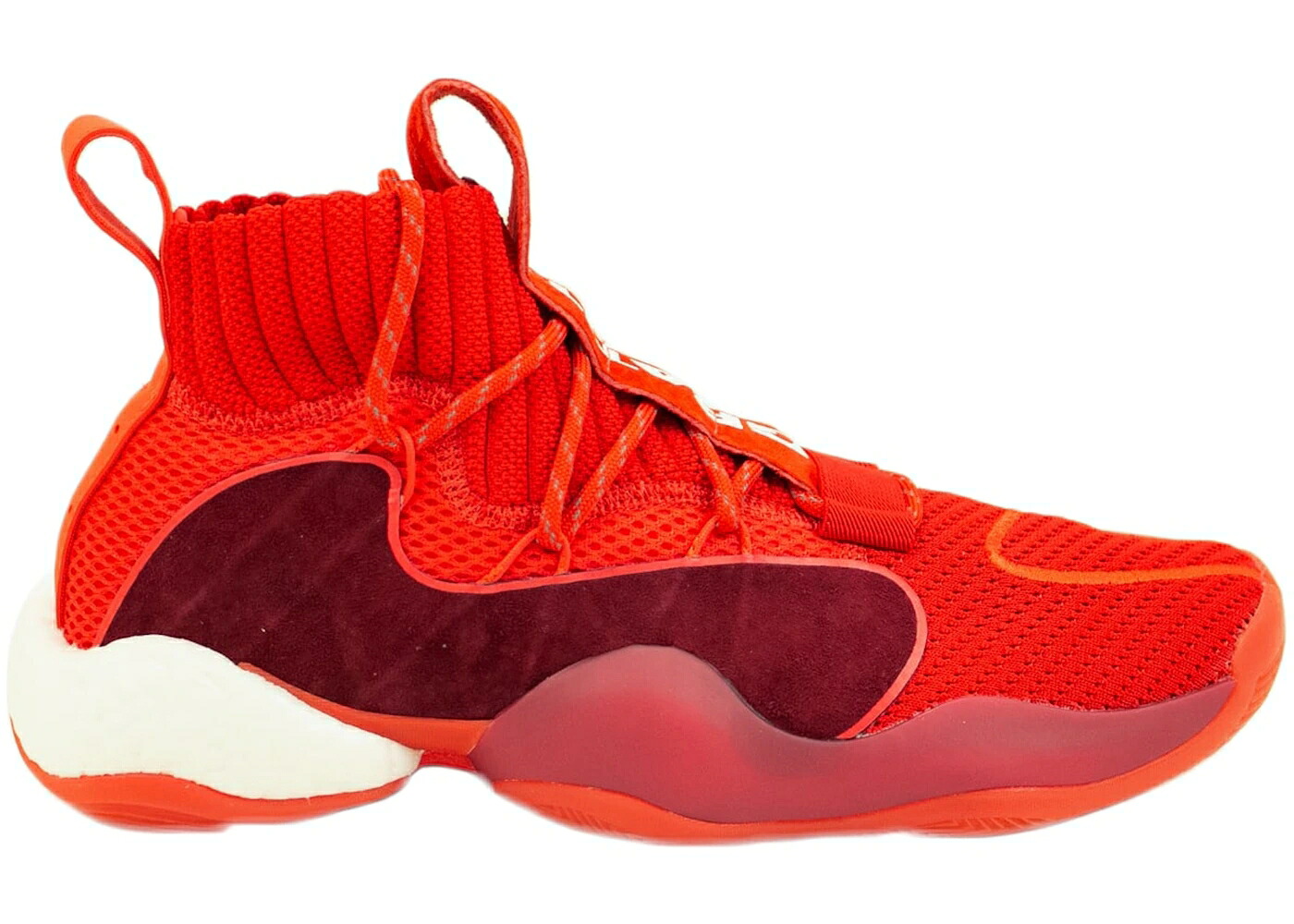アディダス クレイジー ひと休み 赤 赤いこと スニーカー メンズ ADIDAS CRAZY BYW PHARRELL X BBC NOW IS HER TIME / SOLAR RED SOLAR RED SOLAR RED