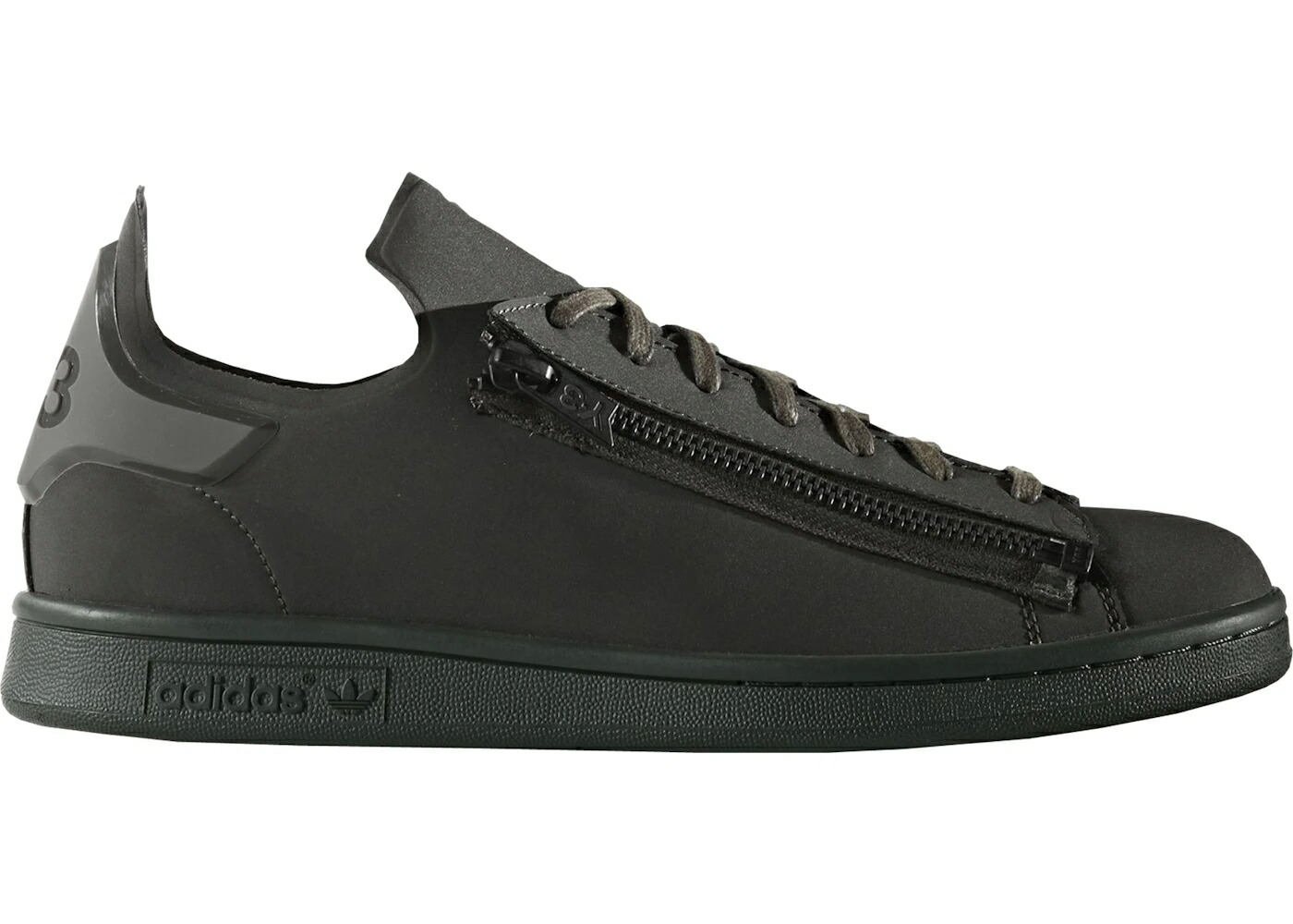アディダス オリーブ コア 黒色 ブラック スタンスミス スニーカー メンズ ADIDAS Y-3 STAN SMITH ZIP DARK OLIVE / DARK OLIVE DARK OLIVE CORE BLACK