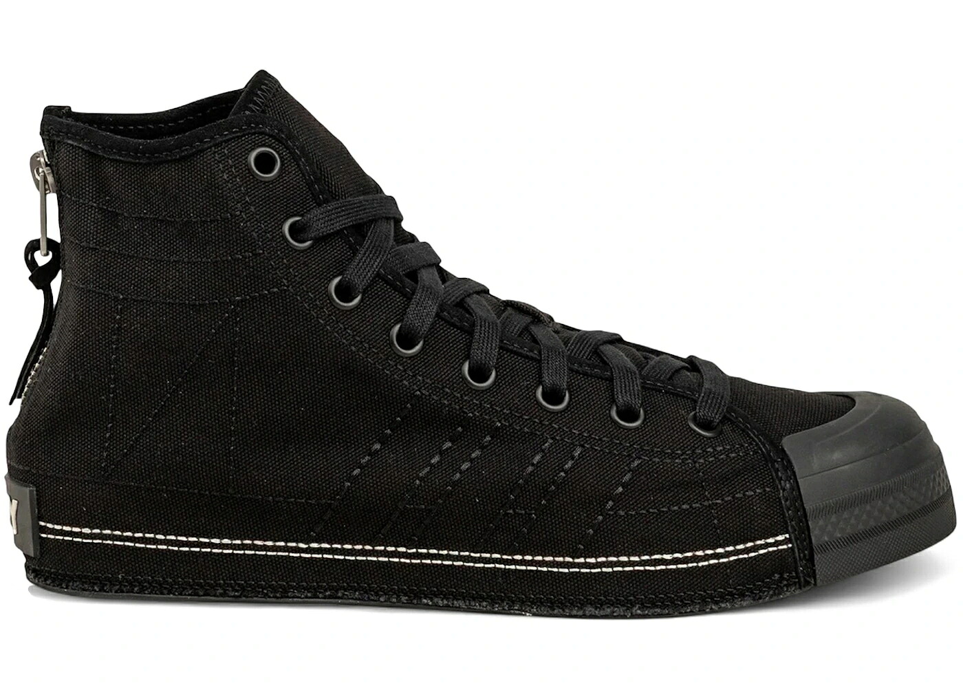 アディダス 黒いこと 黒いこと 白いこと 白いこと スニーカー メンズ ADIDAS Y-3 NIZZA HI NEIGHBORHOOD BLACK / BLACK BLACK OFF WHITE