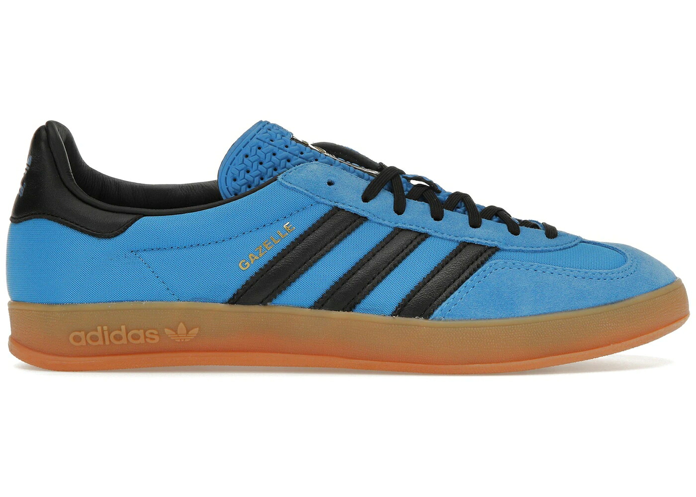 アディダス ガゼル 青味 青み 黒いこと 黒いこと 中核グループ スニーカー メンズ ADIDAS GAZELLE INDOOR BRIGHT BLUE BLACK GUM / BRIGHT BLUE CORE BLACK GUM