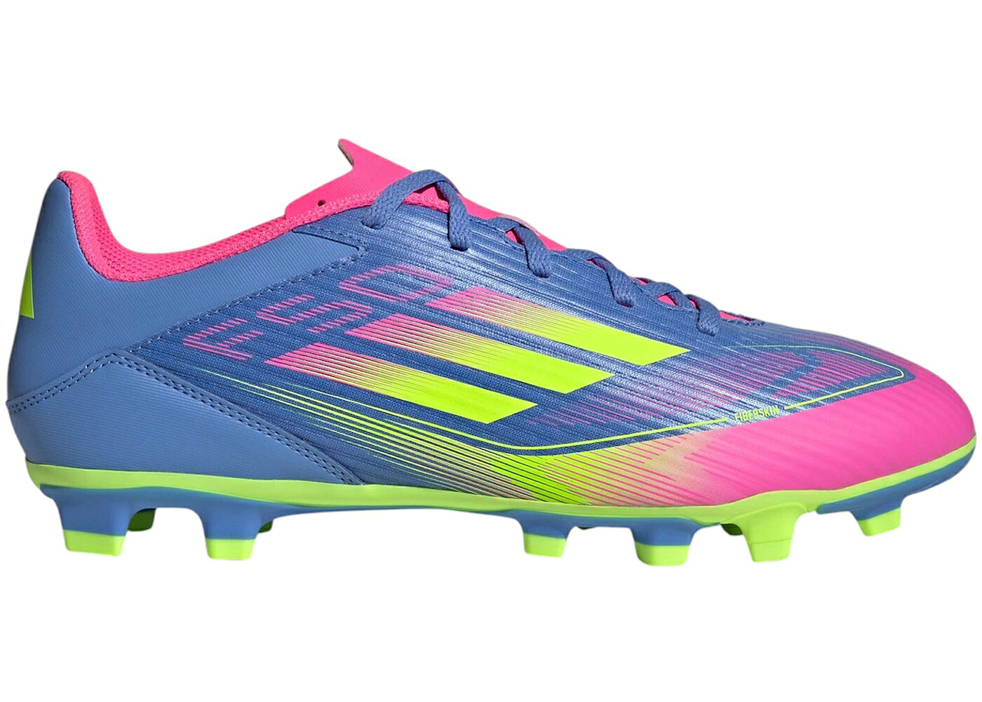 アディダス 野球クラブ 青味 青み 核融合反応 サクラ色 スニーカー メンズ ADIDAS F50 CLUB FG/MG BLUE FUSION LUCID LEMON PINK / BLUE FUSION LUCID LEMON LUCID