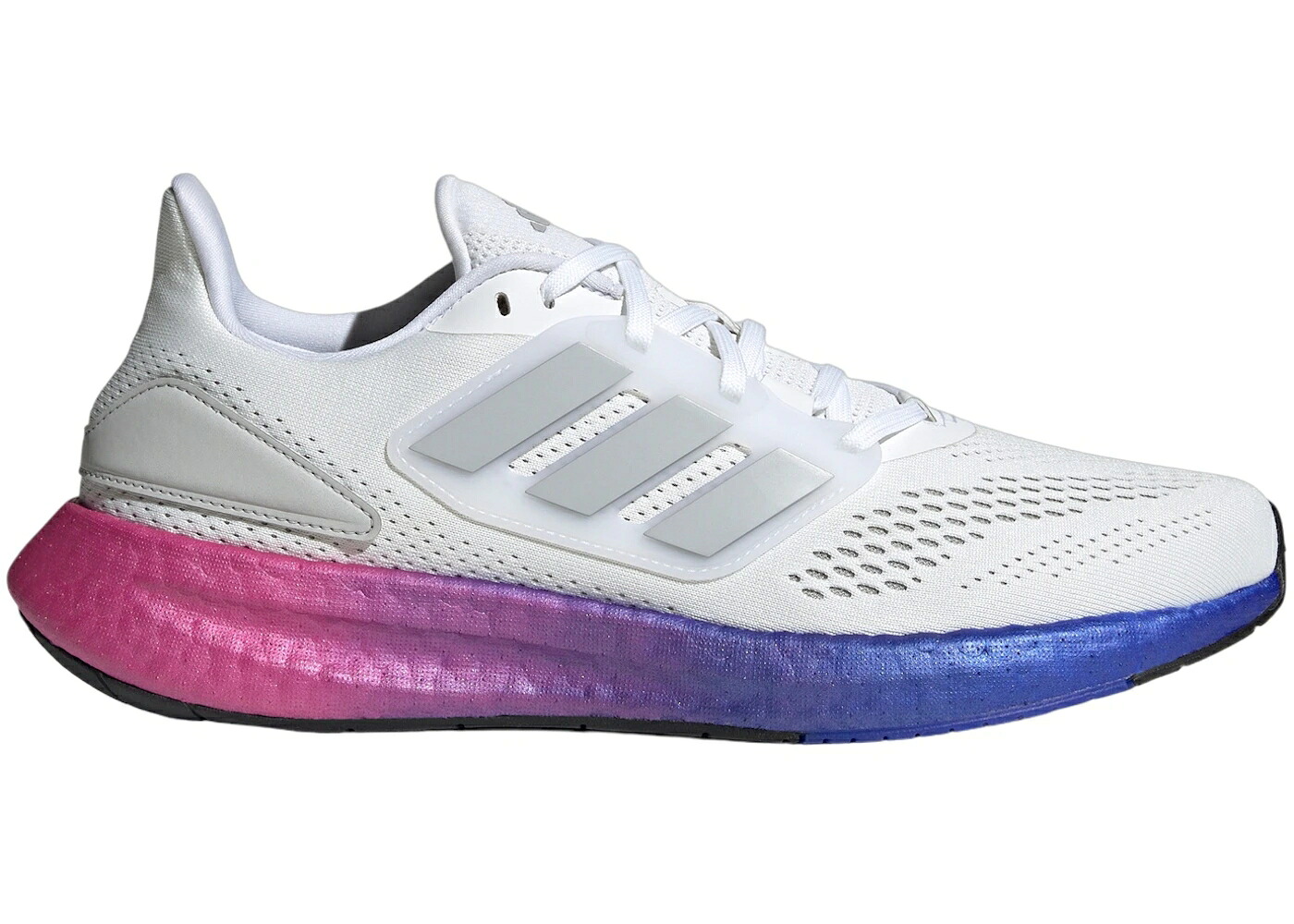 アディダス 白いこと 白いこと 薄墨色 薄墨色 青味 青み スニーカー メンズ ADIDAS PUREBOOST 22 CLOUD WHITE GREY LUCID BLUE / CLOUD WHITE GREY TWO LUCID BLUE