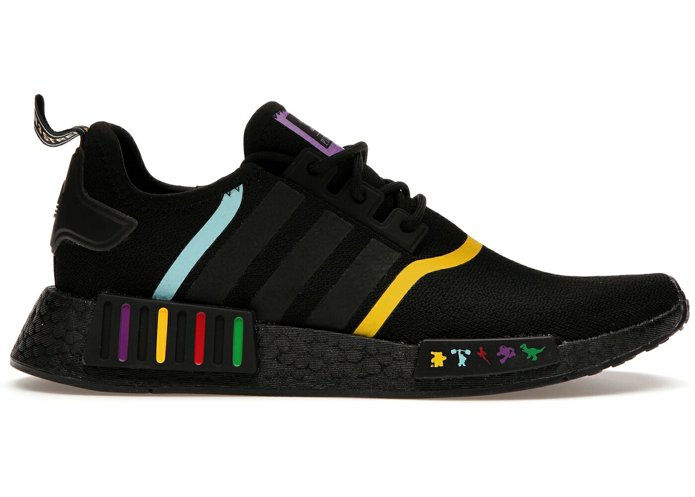 アディダス 黒いこと 黒いこと 中核グループ スニーカー メンズ ADIDAS NMD R1 PIXAR BLACK / CORE BLACK CORE BLACK CLOUD