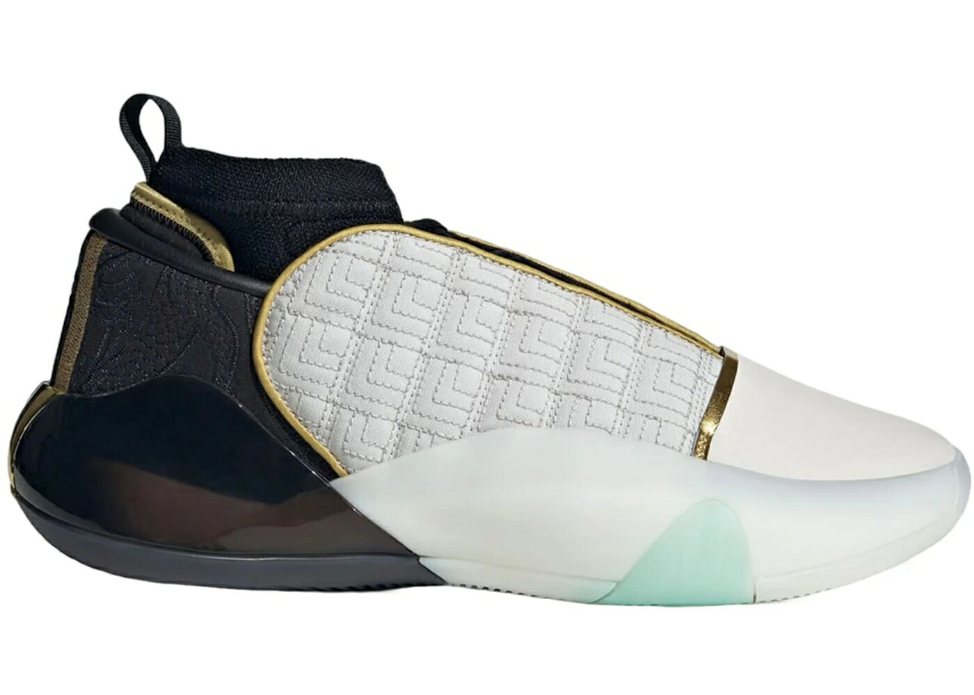 アディダス ハーデン 火竜 白いこと 白いこと 黒いこと 黒いこと ゴールド VOL. スニーカー メンズ ADIDAS HARDEN 7 YEAR OF THE DRAGON (2024) / OFF WHITE BLACK METALLIC GOLD