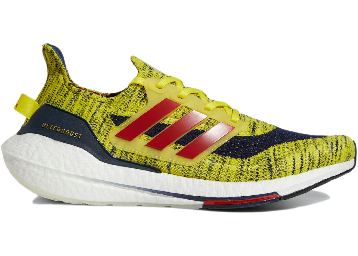 アディダス ウルトラ ブースト サッカー チーム 黄色 イエロー パワー 赤 レッド ウルトラブースト スニーカー メンズ ADIDAS ULTRA BOOST 21 COLUMBIA NATIONAL SOCCER TEAM / BRIGHT YELLOW TEAM POWER RED