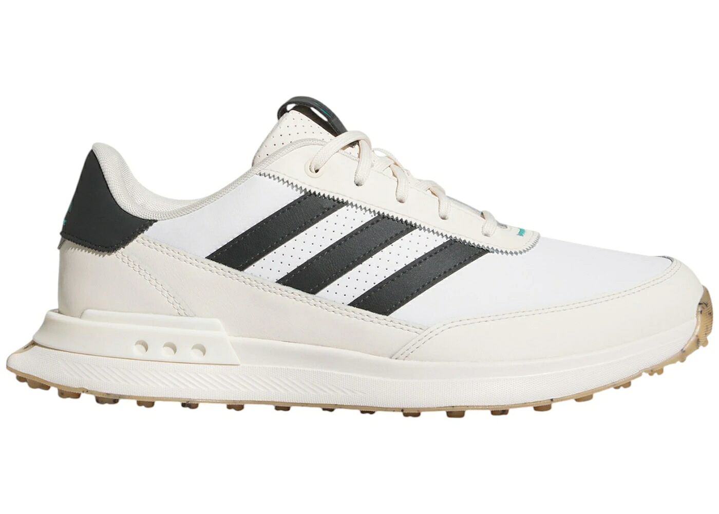 アディダス なめし革 ゴルフ 白いこと 白いこと 炭素 スニーカー メンズ ADIDAS S2G 24 LEATHER SPIKELESS GOLF CLOUD WHITE CARBON CHALK / CLOUD WHITE CARBON CHALK WHITE