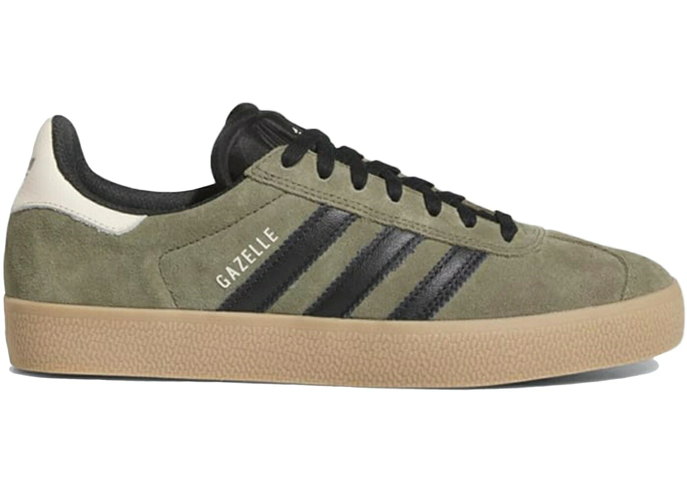 アディダス ガゼル オリーブ 中核グループ 黒いこと 黒いこと スニーカー メンズ ADIDAS GAZELLE ADV OLIVE STRATA GUM / OLIVE STRATA CORE BLACK ECRU