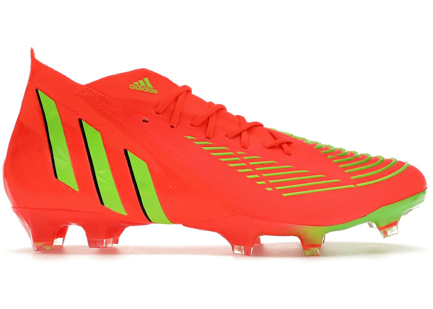 アディダス プレデター 赤 レッド チーム 緑 グリーン コア EDGE.1 スニーカー メンズ ADIDAS PREDATOR FG SOLAR RED TEAM GREEN / SOLAR RED TEAM SOLAR GREEN CORE