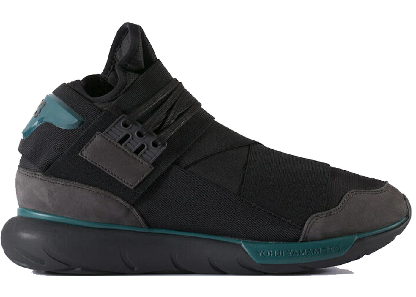 アディダス ご機嫌 濃灰色 黒いこと 黒いこと スニーカー メンズ ADIDAS Y-3 QASA HIGH CHARCOAL BLACK / CHAMEL BLACK RETEME