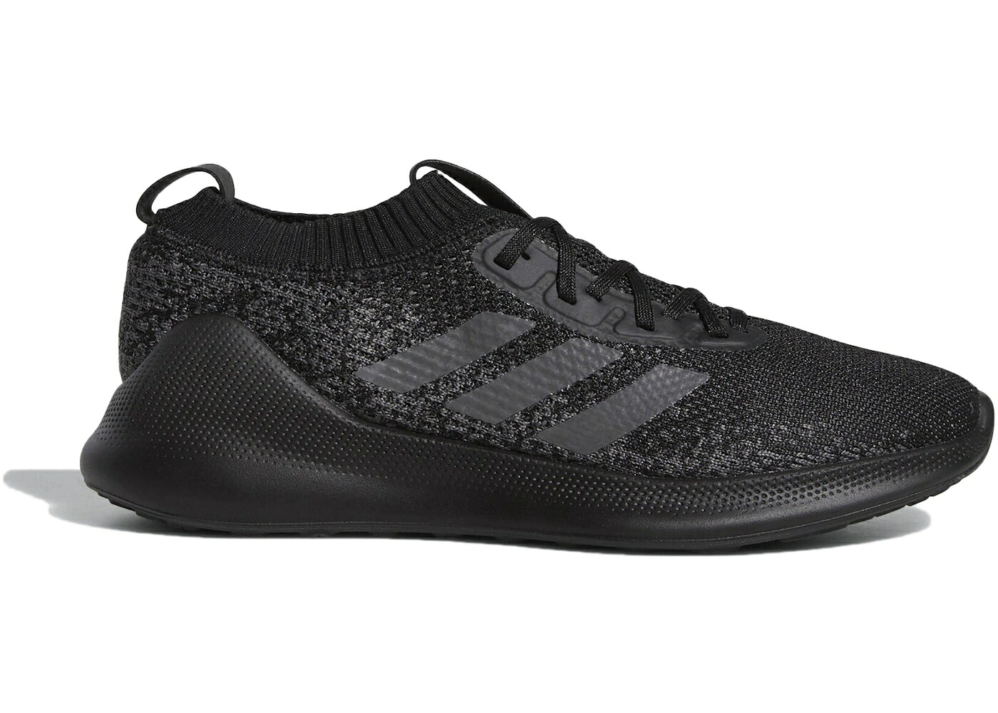 アディダス コア 黒色 ブラック ナイト 灰色 グレー スニーカー メンズ ADIDAS PUREBOUNCE CORE BLACK / CORE BLACK NIGHT METALLIC GREY