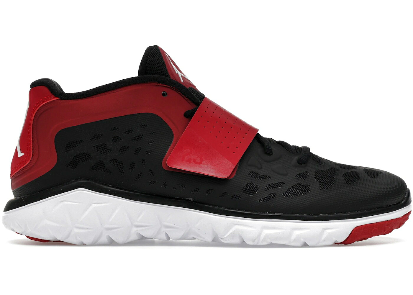 ナイキ ジョーダン フライト トレーナー 黒色 ブラック 赤 レッド 白色 ホワイト スニーカー メンズ JORDAN FLIGHT FLEX TRAINER 2 BRED / BLACK GYM RED WHITE