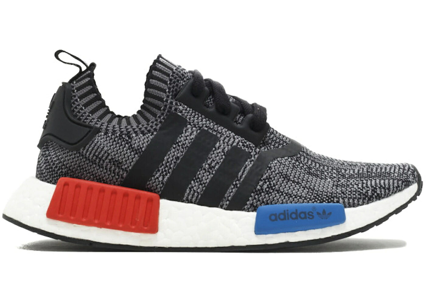 アディダス コア 黒色 ブラック 赤 レッド スニーカー メンズ ADIDAS NMD R1 PRIMEKNIT FRIENDS AND FAMILY / CORE BLACK CORE BLACK LUSH RED