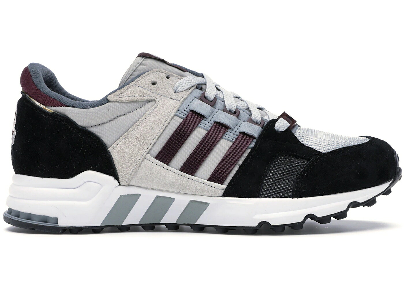 アディダス 薄墨色 薄墨色 ナイト爵 赤 赤いこと 黒いこと 黒いこと スニーカー メンズ ADIDAS EQT CUSHION FOOTPATROL / CLEAR GREY NIGHT RED BLACK
