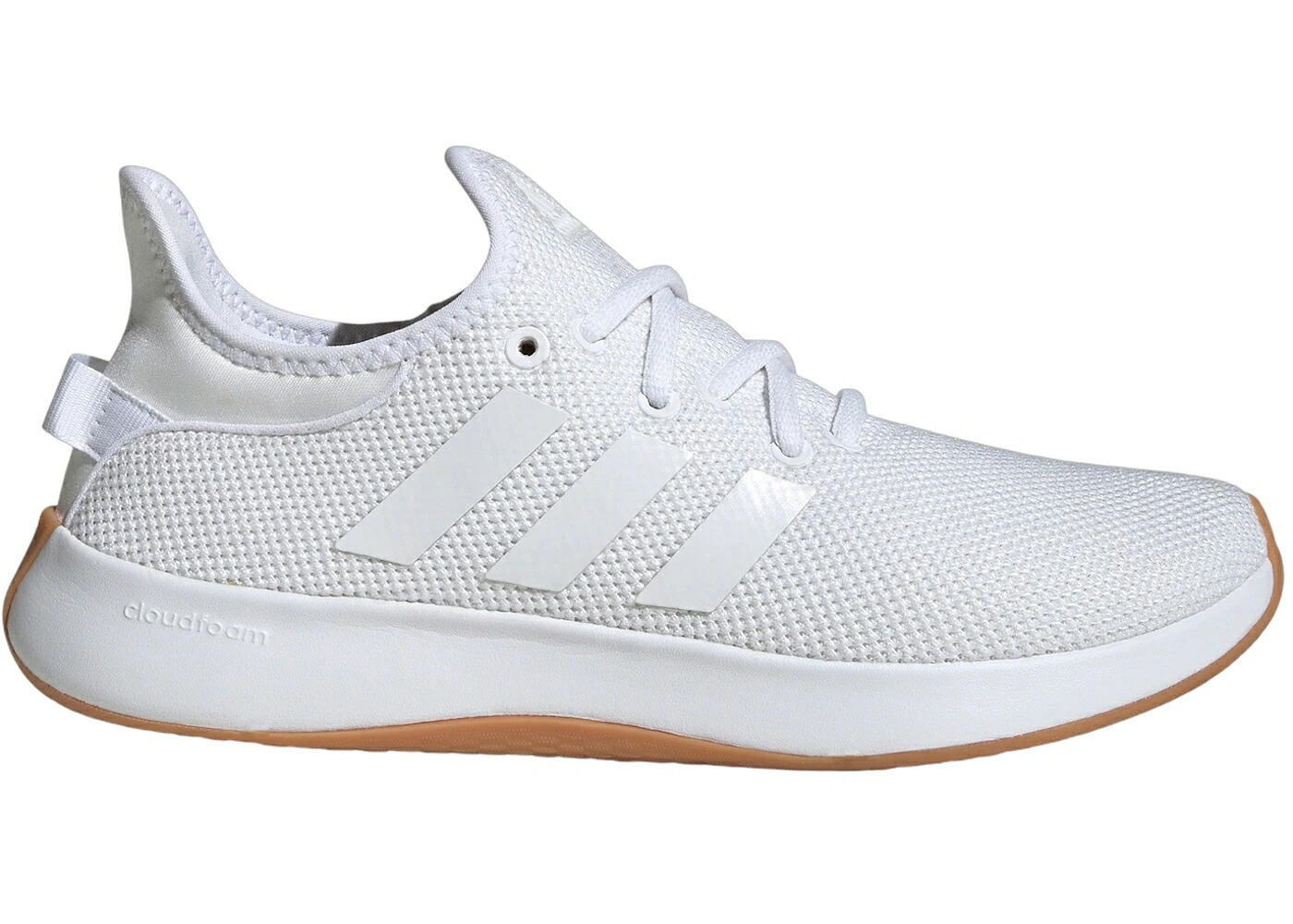 アディダス ピュア 白色 ホワイト WOMEN'S スニーカー レディース ADIDAS CLOUDFOAM PURE CLOUD WHITE GUM (WOMEN'S) / CLOUD WHITE CLOUD WHITE GUM