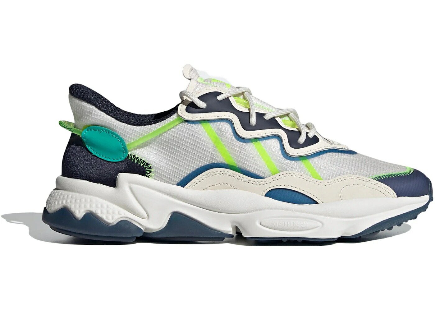 アディダス 中核グループ 白いこと 白いこと 緑 緑であること スニーカー メンズ ADIDAS OZWEEGO CORE WHITE SIGNAL GREEN / CORE WHITE SIGNAL GREEN LEGINK