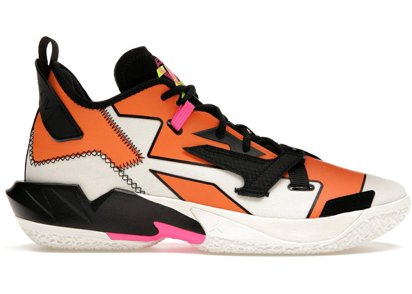 ナイキ ジョーダン アイボリー 黒色 ブラック アルファ 橙 オレンジ ZER0.4 スニーカー メンズ JORDAN WHY NOT SHATTERED BACKBOARD / PALE IVORY BLACK ALPHA ORANGE
