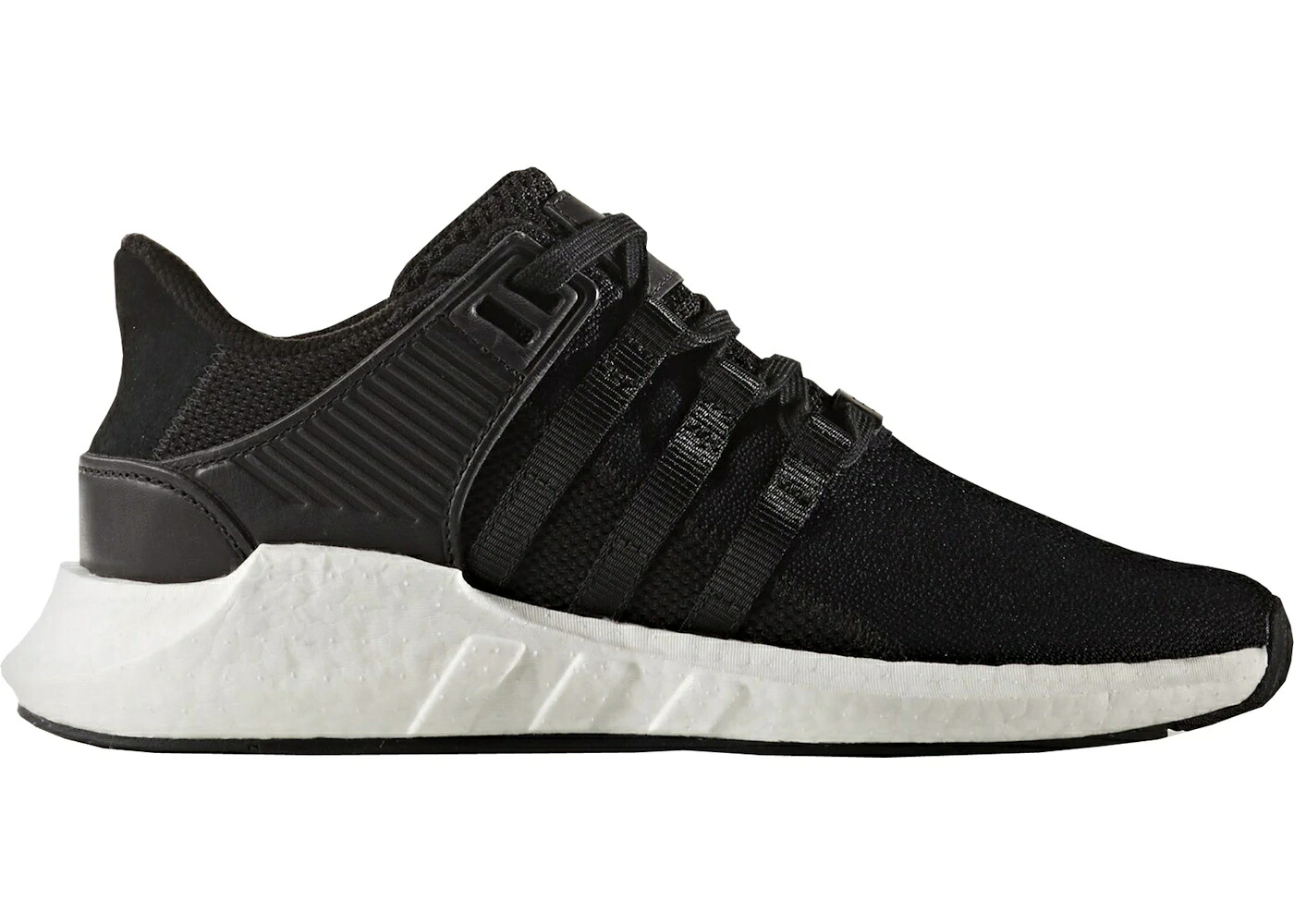 アディダス なめし革 黒いこと 黒いこと 中核グループ スニーカー メンズ ADIDAS EQT SUPPORT 93/17 MILLED LEATHER BLACK / CORE BLACK CORE BLACK RUNNING