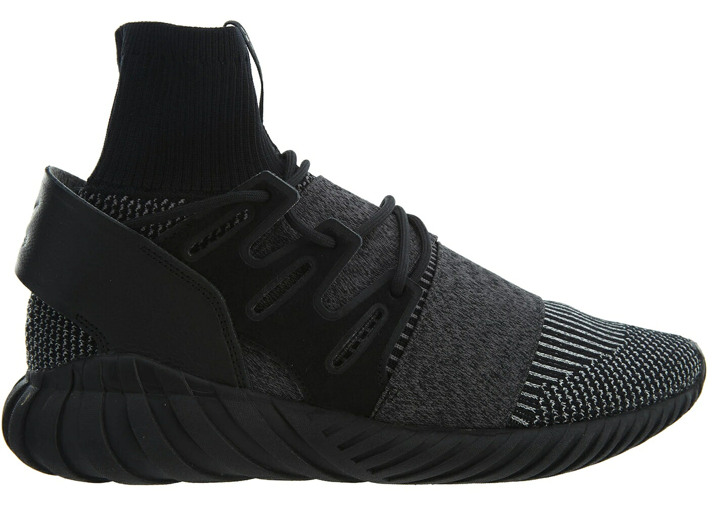アディダス チューブラ 黒いこと 黒いこと 薄墨色 薄墨色 スニーカー メンズ ADIDAS TUBULAR DOOM PK BLACK/BLACK-GREY / BLACK BLACK GREY