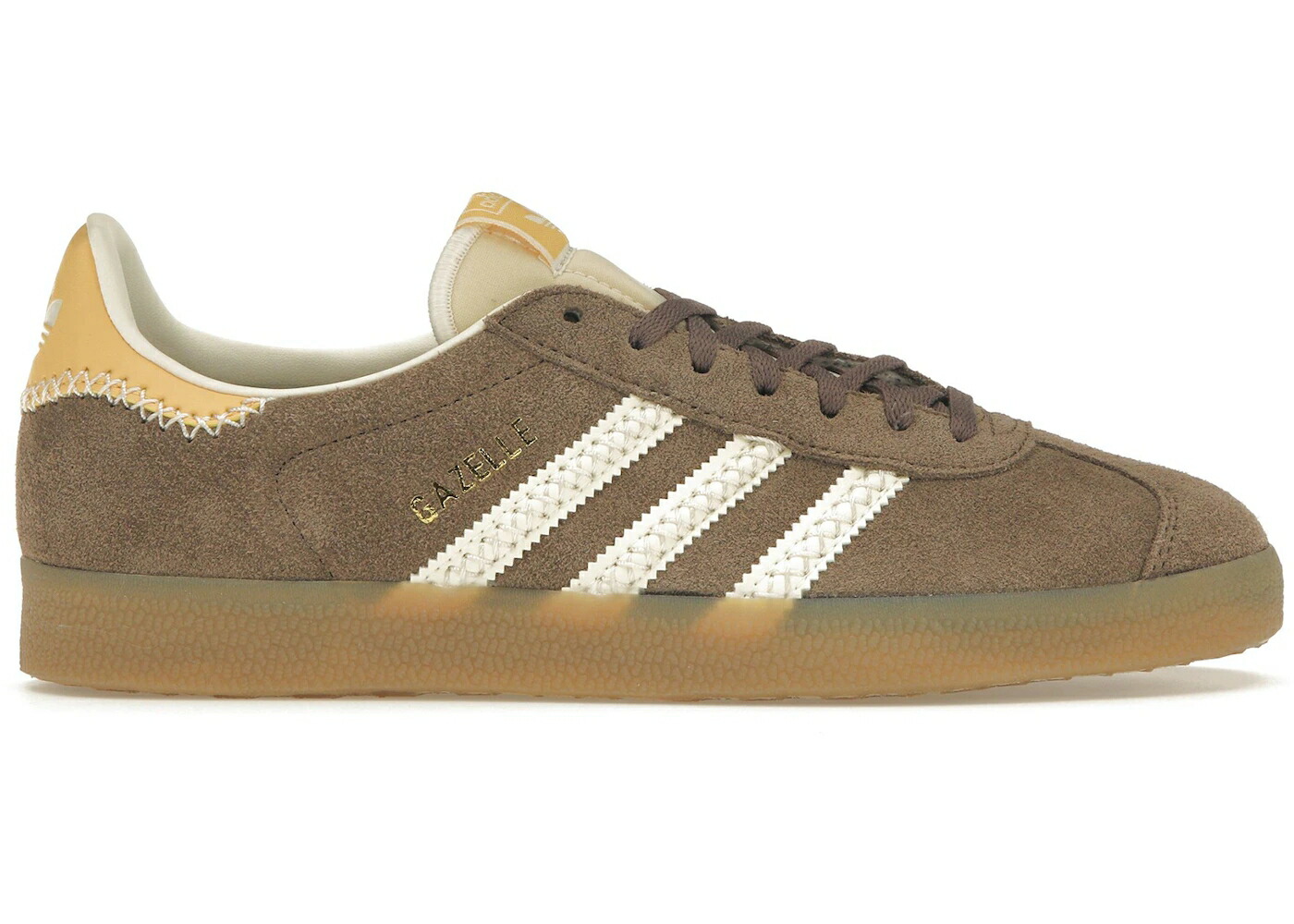 アディダス ガゼル クリーム 白色 ホワイト スニーカー メンズ ADIDAS GAZELLE EARTH STRATA / EARTH STRATA CREAM WHITE SEMI