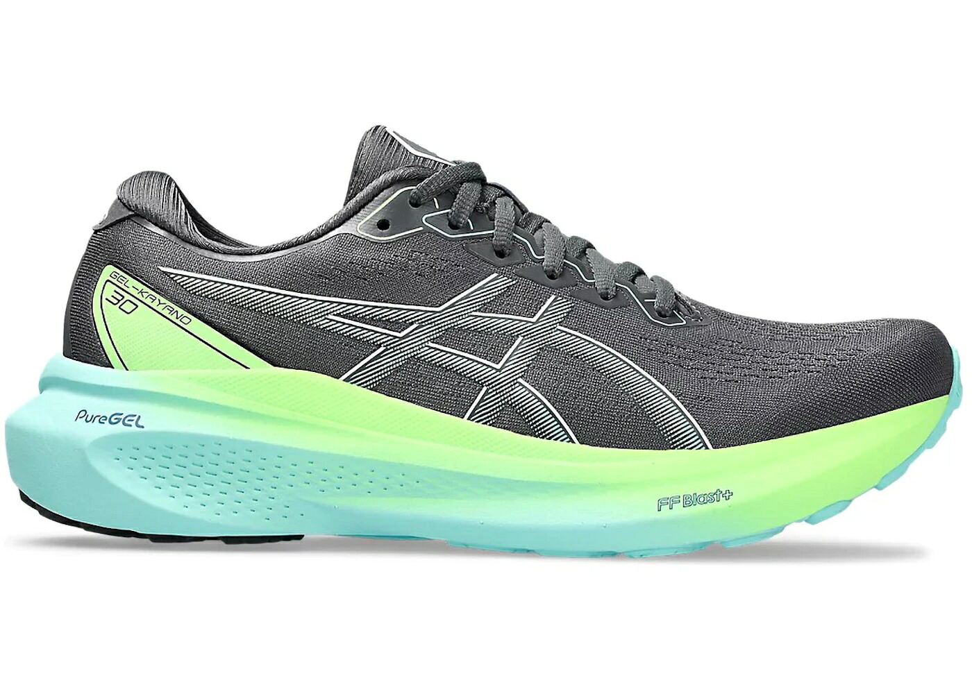 アシックス 灰色 グレー スニーカー メンズ ASICS GEL-KAYANO 30 CARRIER GREY ILLUMINATE MINT / CARRIER GREY ILLUMINATE MINT