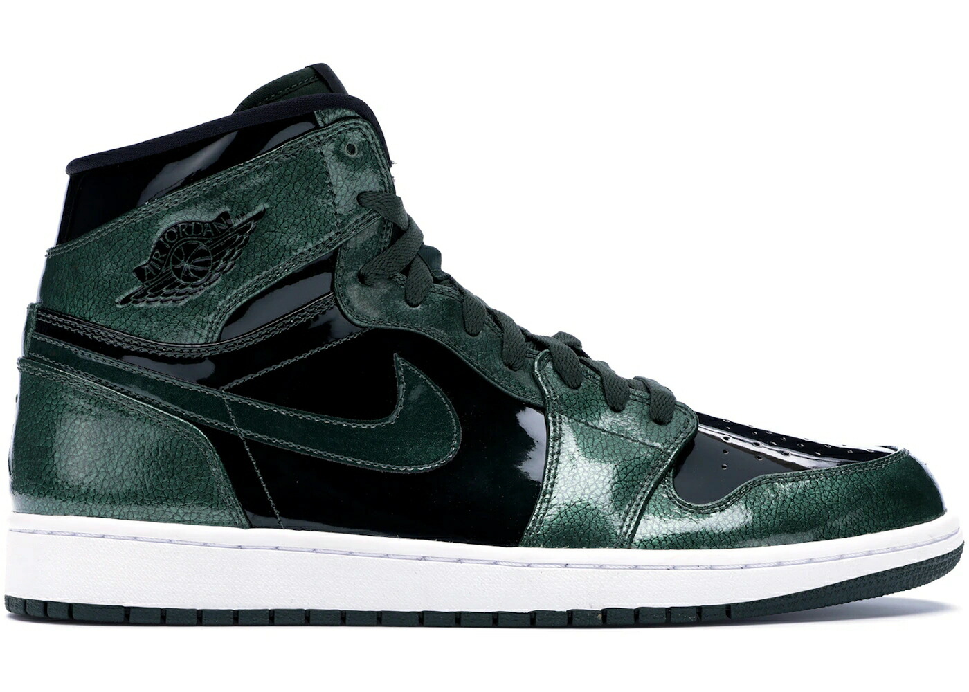 ナイキ ジョーダン 緑 緑であること 黒いこと 黒いこと 白いこと 白いこと スニーカー メンズ JORDAN 1 RETRO GROVE GREEN / GROVE GREEN BLACK WHITE
