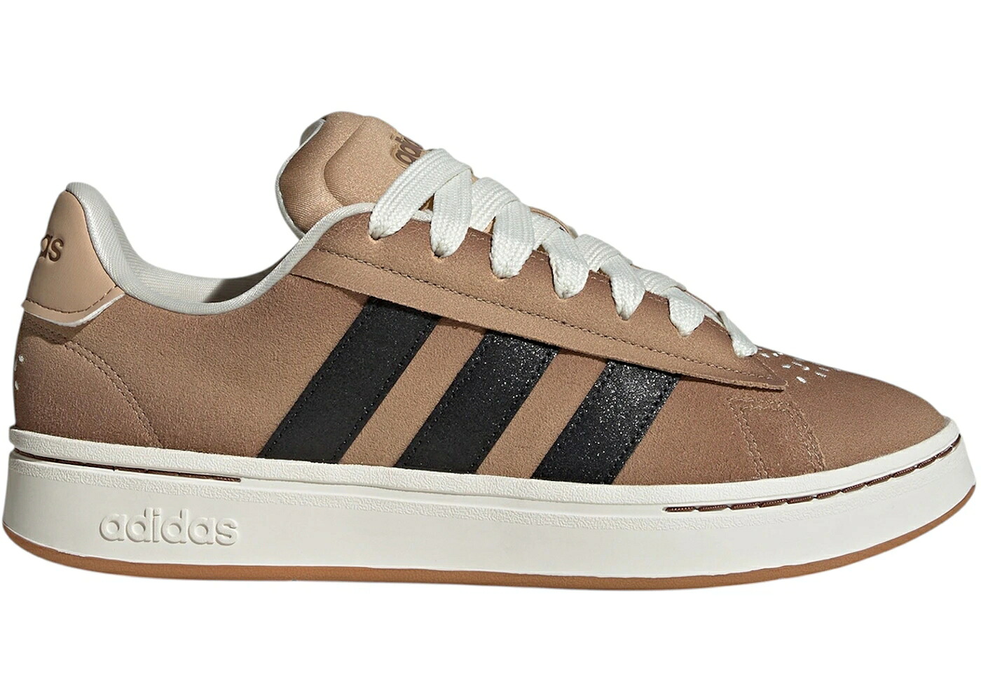 アディダス グランド コート アルファ ウォーム 黒色 ブラック 白色 ホワイト コア スニーカー メンズ ADIDAS GRAND COURT ALPHA 00S WARM SANDSTONE BLACK OFF WHITE / WARM SANDSTONE CORE BLACK OFF