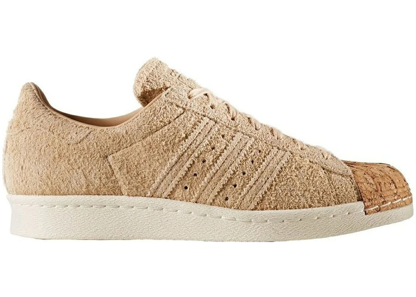 アディダス スーパースター 茶色 ブラウン 白色 ホワイト スニーカー レディース ADIDAS SUPERSTAR 80S CORK PACK BROWN / CORK OFF WHITE｜スニケス