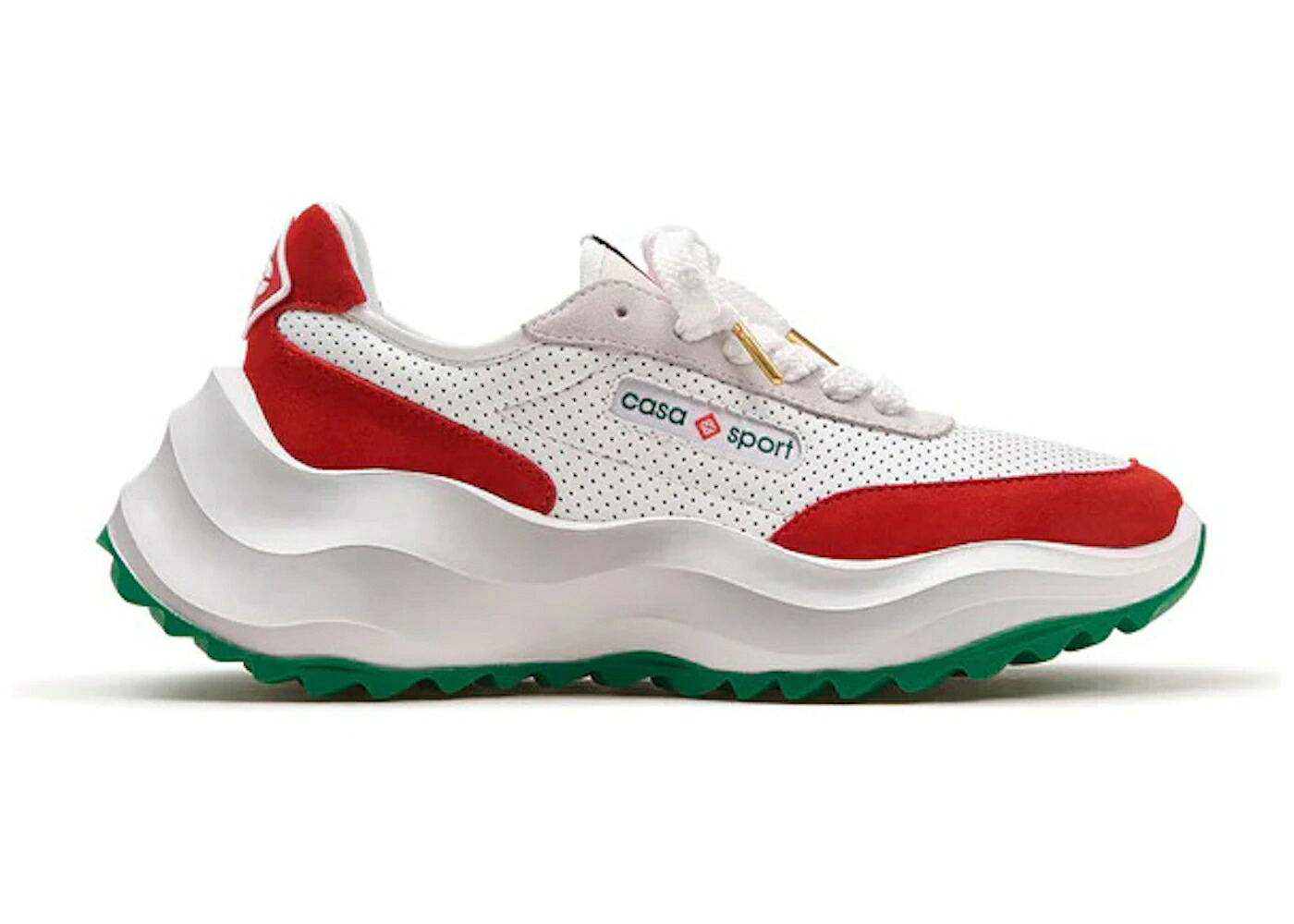 カサブランカ 白いこと 白いこと 赤 赤いこと スニーカー メンズ CASABLANCA ATLANTIS WHITE RED / WHITE RED