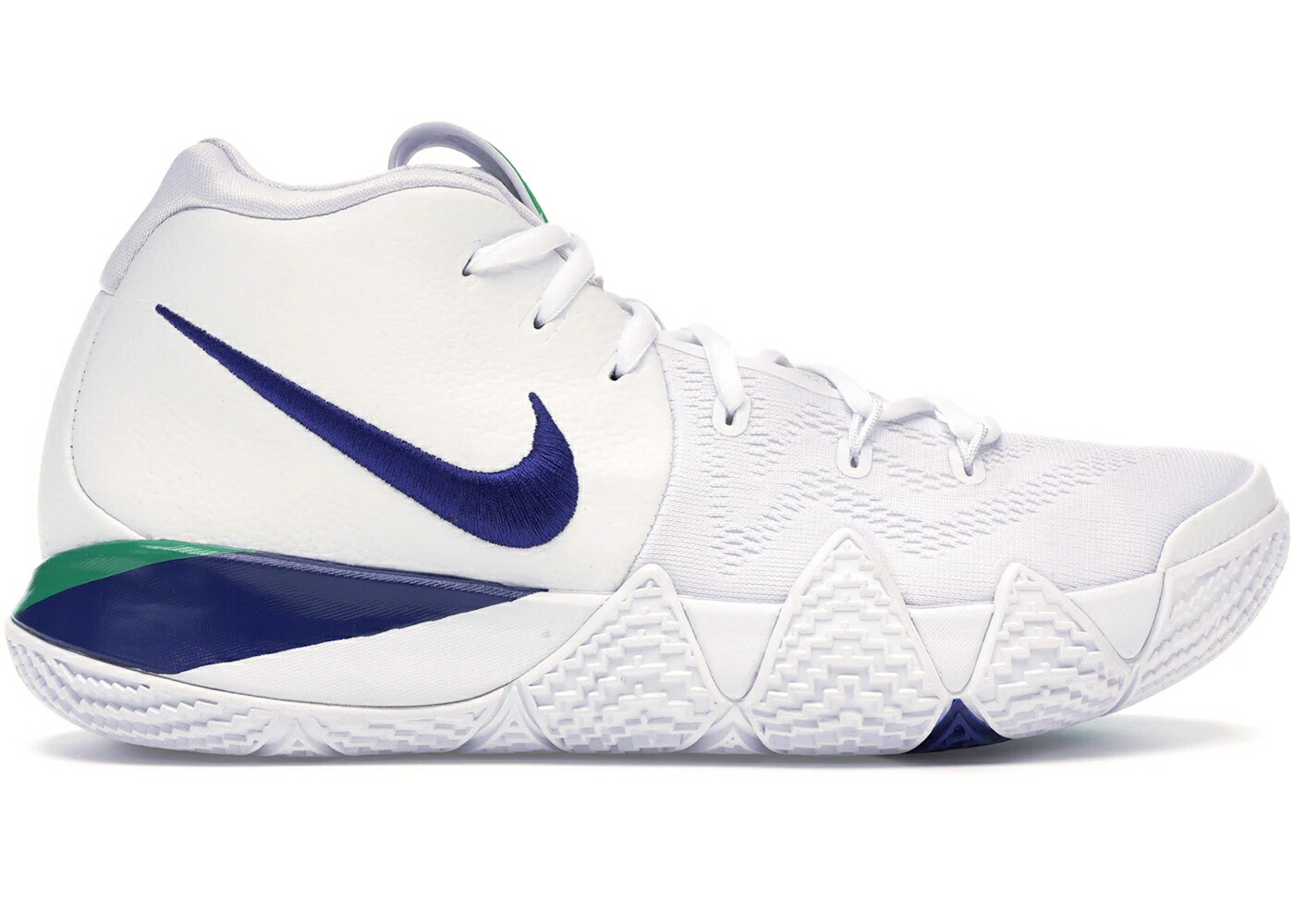 ナイキ カイリー 白いこと 白いこと ディープ 青碧 青碧 スニーカー メンズ NIKE KYRIE 4 WHITE DEEP ROYAL BLUE / WHITE DEEP ROYAL BLUE