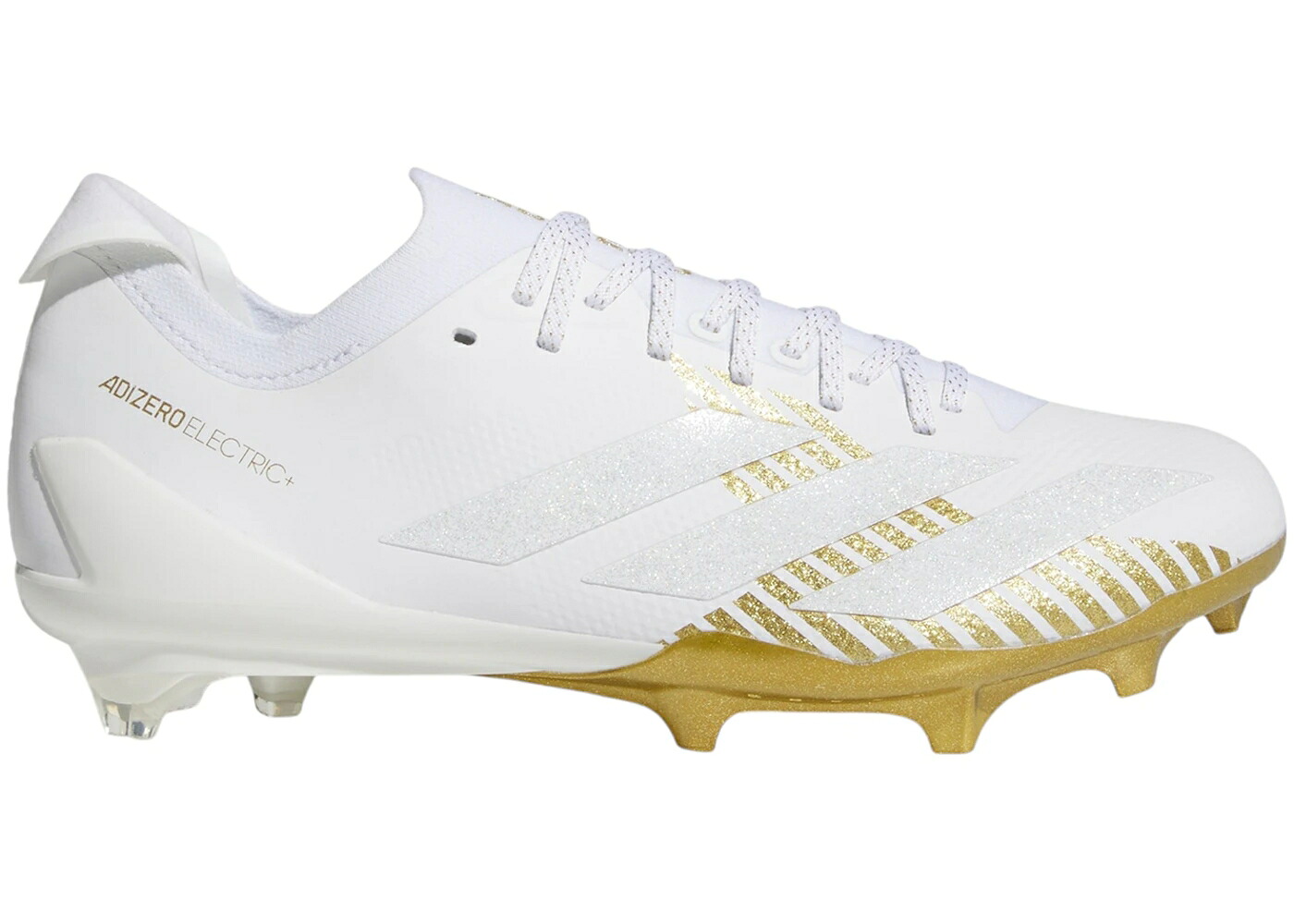 アディダス アディゼロ 白いこと 白いこと ゴールド + スニーカー メンズ ADIDAS ADIZERO ELECTRIC II CLOUD WHITE GOLD METALLIC / CLOUD WHITE CLOUD WHITE GOLD