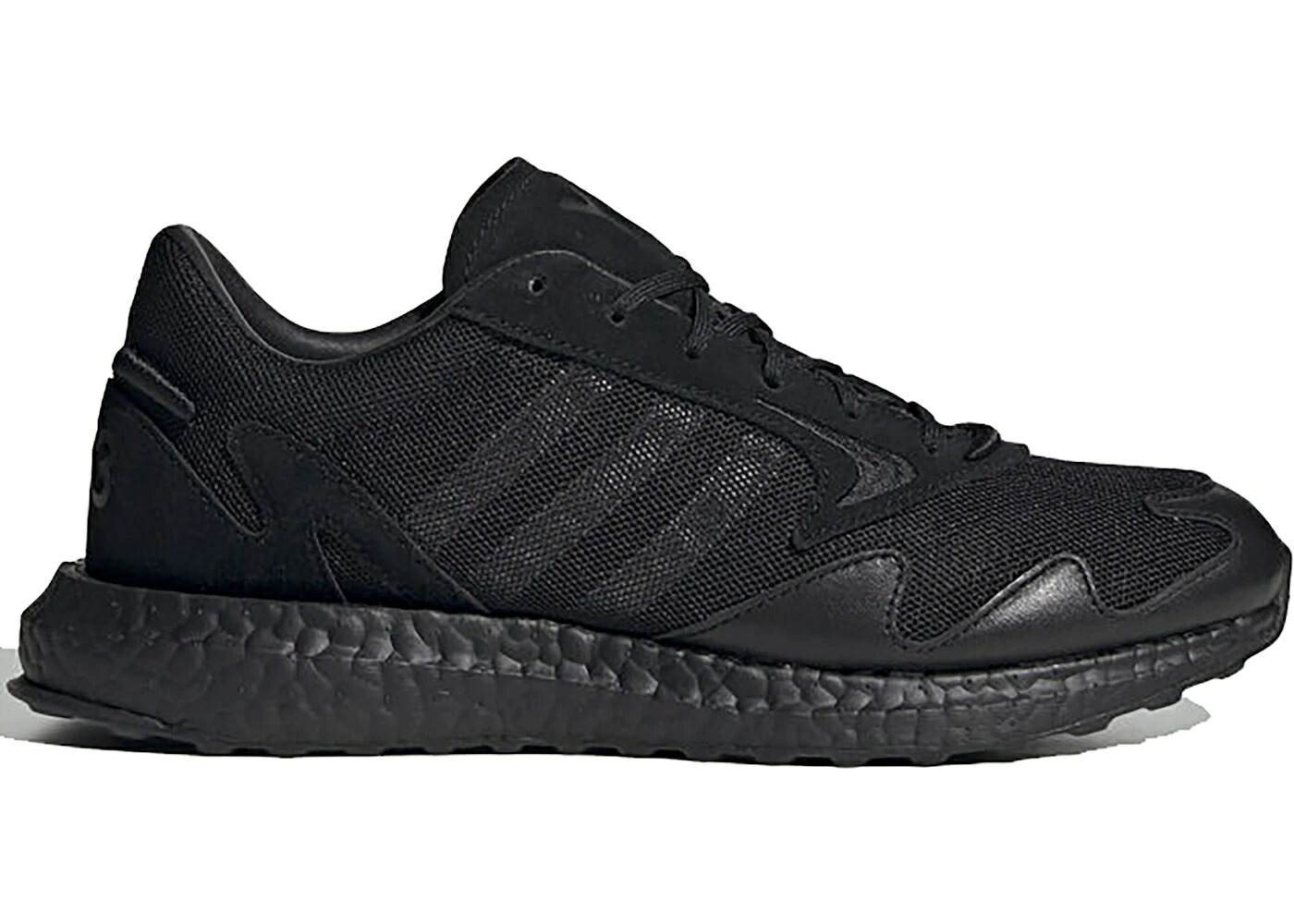 アディダス ラン 黒色 ブラック スニーカー メンズ ADIDAS Y-3 RHISU RUN BLACK / BLACK BLACK BLACK|スニケス