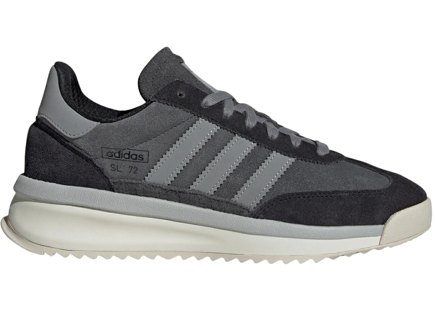 アディダス 薄墨色 薄墨色 中核グループ 黒いこと 黒いこと スニーカー メンズ ADIDAS SL 72 RTN GREY CORE BLACK / GREY SIX GREY THREE CORE BLACK