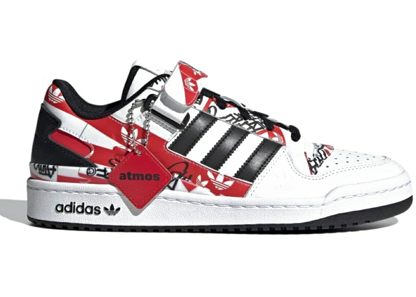 アディダス フォーラム 白色 ホワイト コア 黒色 ブラック スニーカー メンズ ADIDAS FORUM LOW ATMOS GRAFFITI / FOOTWEAR WHITE CORE BLACK ACTIVE