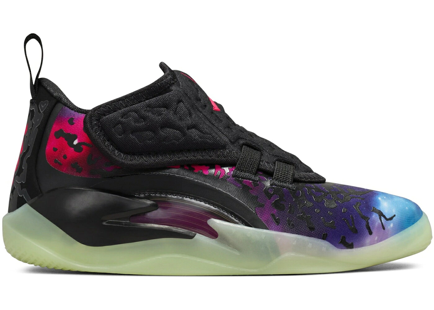ナイキ ジョーダン 黒いこと 黒いこと 紫 パープル 赤 赤いこと お坊っちゃん キッズ JORDAN ZION 3 BLACK VIVID PURPLE BARELY VOLT SOLAR RED (なおなお書き) / BLACK VIVID PURPLE BARELY VOLT もの言う花 マタニティ スニーカー
