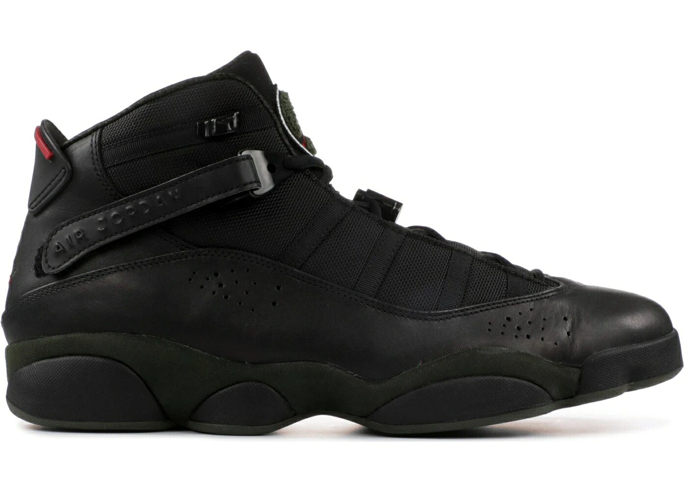 ナイキ ジョーダン リング 黒色 ブラック アーミー 白色 ホワイト スニーカー メンズ JORDAN 6 RINGS LS BLACK DARK ARMY / BLACK WHITE DARK ARMY VARSITY|スニケス