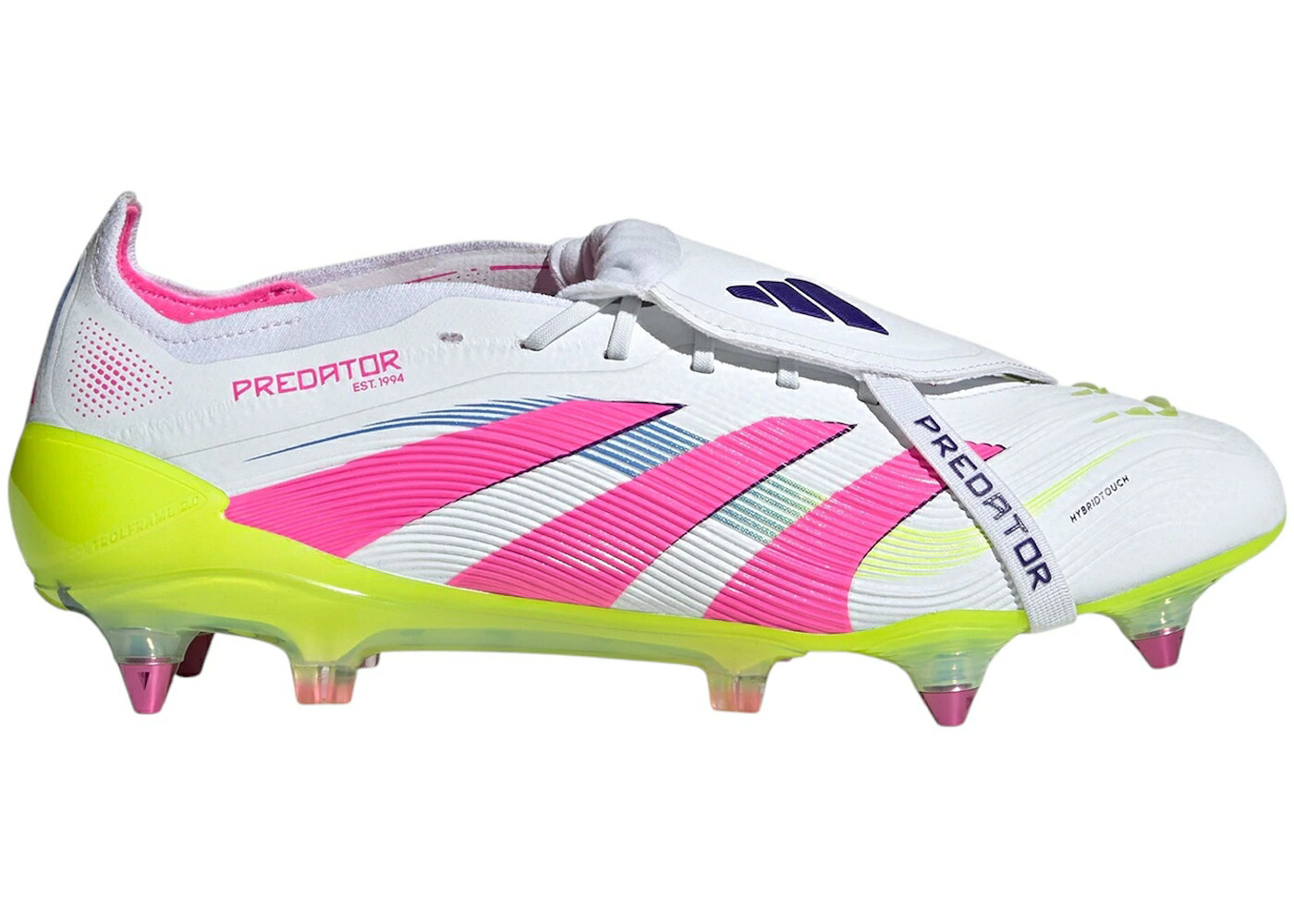 アディダス プレデター エリート 白いこと 白いこと サクラ色 スニーカー メンズ ADIDAS PREDATOR ELITE FOLD-OVER TONGUE SG CLOUD WHITE LUCID PINK LEMON / CLOUD WHITE LUCID PINK LUCID