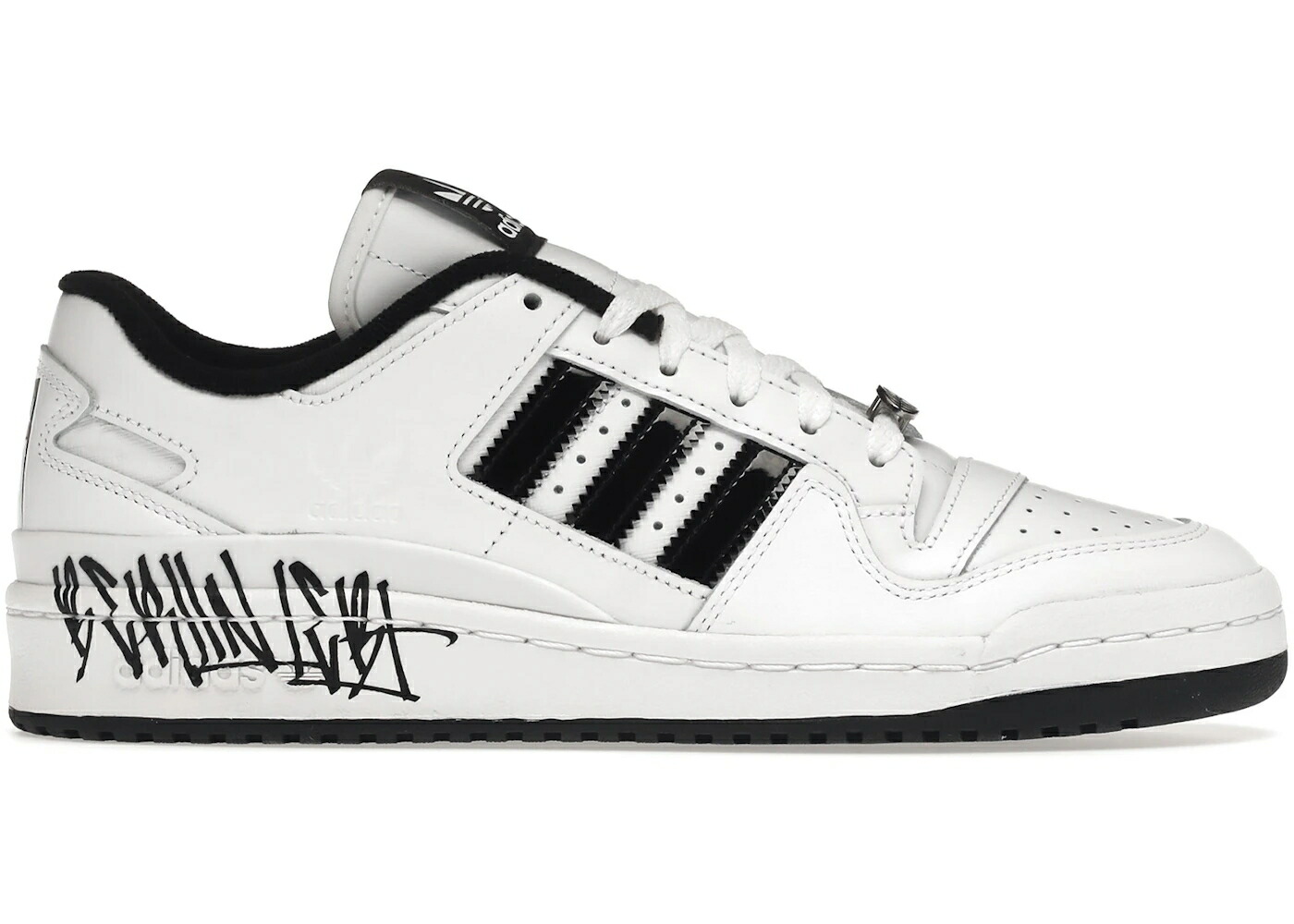 アディダス フォーラム 白色 ホワイト 黒色 ブラック スニーカー メンズ ADIDAS FORUM LOW CAPITAL BRA / WHITE BLACK 62,425円