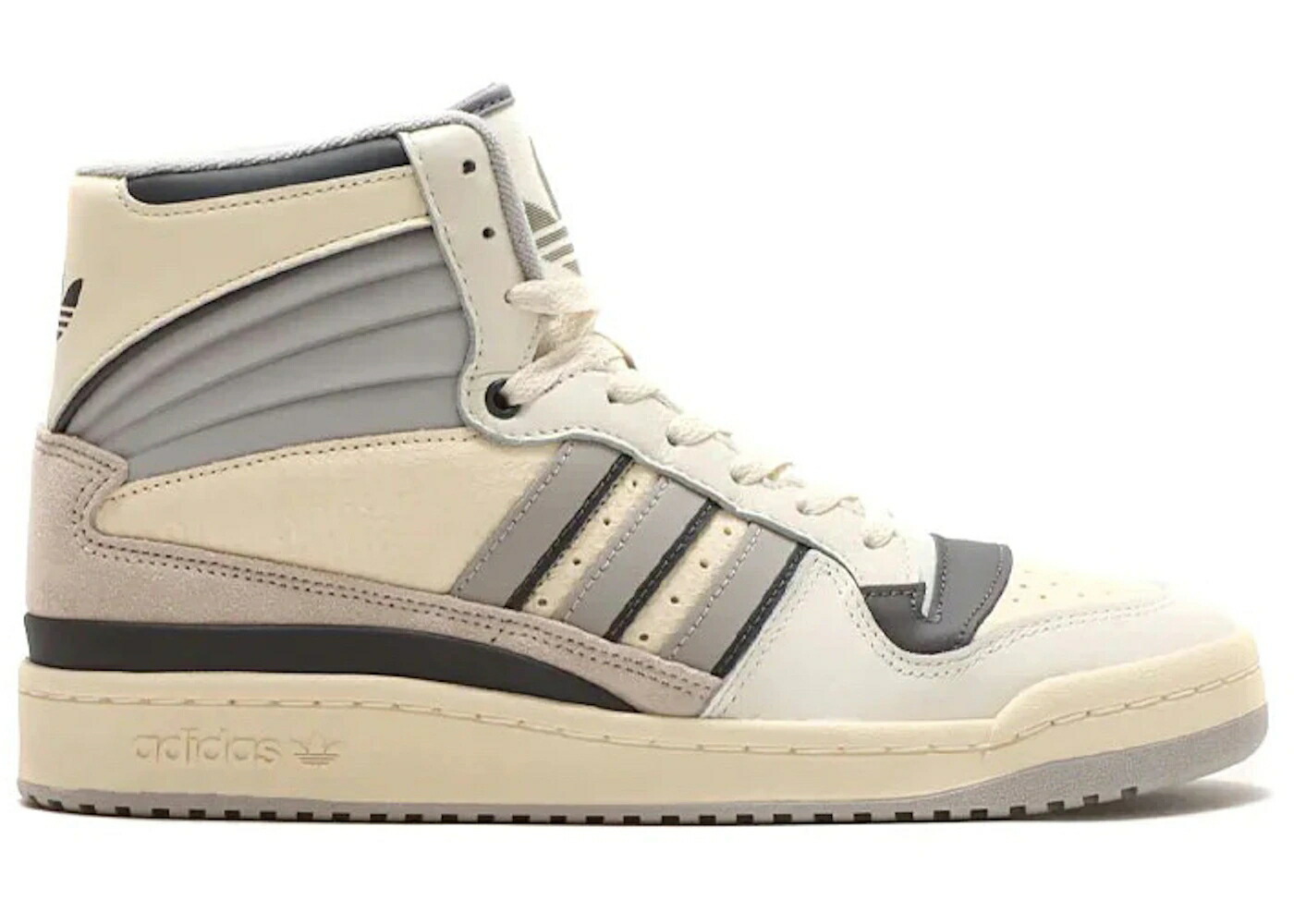 アディダス オリジナルス クリーム 白色 ホワイト 灰色 グレー スニーカー メンズ ADIDAS ORIGINALS EL DORADO CREAM WHITE GREY / CLOUD WHITE CREAM WHITE GREY TWO