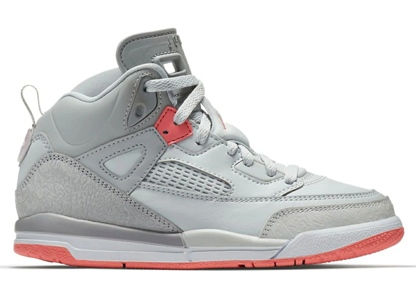 ナイキ ジョーダン 薄墨色 薄墨色 白いこと 白いこと お坊っちゃん キッズ JORDAN SPIZIKE SUN BLUSH (なおなお書き) / WOLF GREY SUN BLUSH WHITE もの言う花 マタニティ スニーカー