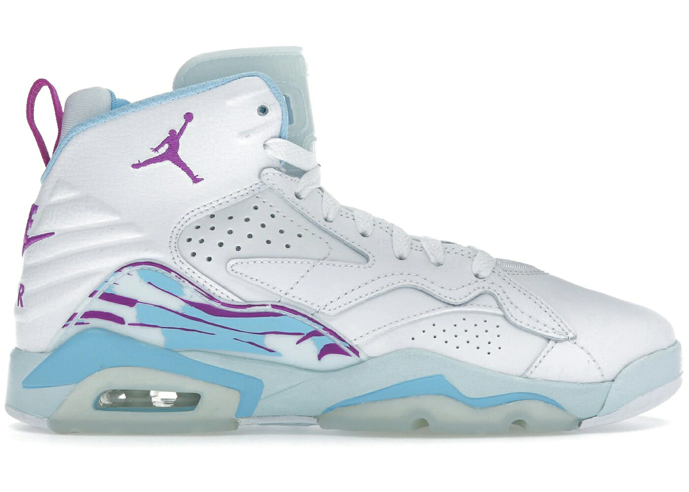 ナイキ ジョーダン 白色 ホワイト 青色 ブルー ジュニア キッズ JORDAN MVP WHITE GLACIER BLUE (GS) / WHITE GLACIER BLUE AQUARIUS BLUE ベビー マタニティ スニーカー