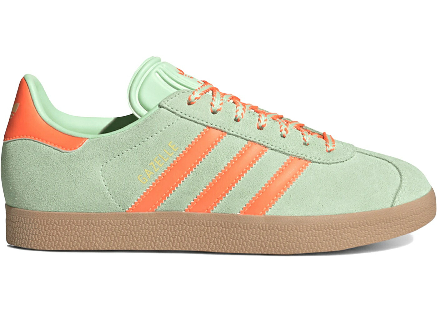 アディダス ガゼル 緑 緑であること 橙 オレンジ色 WOMEN\u0027S スニーカー レディース ADIDAS GAZELLE GREEN ORANGE GUM (WOMEN\u0027S) / SEMI GREEN SPARK SOLAR ORANGE