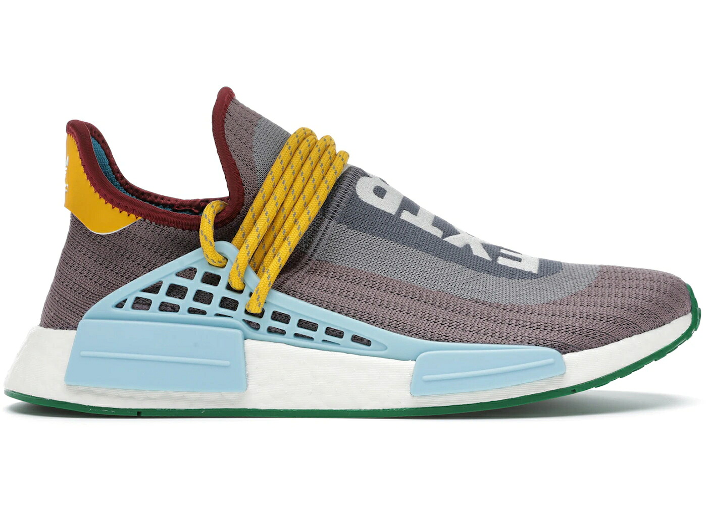 アディダス 薄墨色 薄墨色 ぶどう酒色 バーガンディー 緑 緑であること スニーカー メンズ ADIDAS NMD HU PHARRELL EXTRA EYE GREY / GREY BURGUNDY GREEN