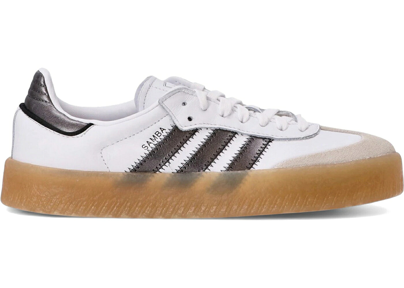 アディダス 白いこと 白いこと 黒いこと 黒いこと 中核グループ WOMEN\u0027S スニーカー レディース ADIDAS SAMBAE CLOUD WHITE BLACK GUM (WOMEN\u0027S) / CLOUD WHITE CORE BLACK GUM