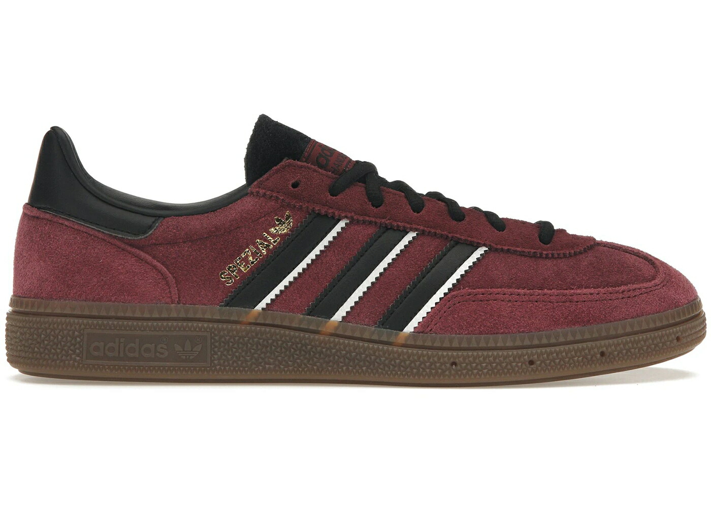 アディダス ハンドボール スペシアル マルーン 黒色 ブラック コア 白色 ホワイト スニーカー メンズ ADIDAS HANDBALL SPEZIAL MAROON BLACK GUM / MAROON CORE BLACK CRYSTAL WHITE