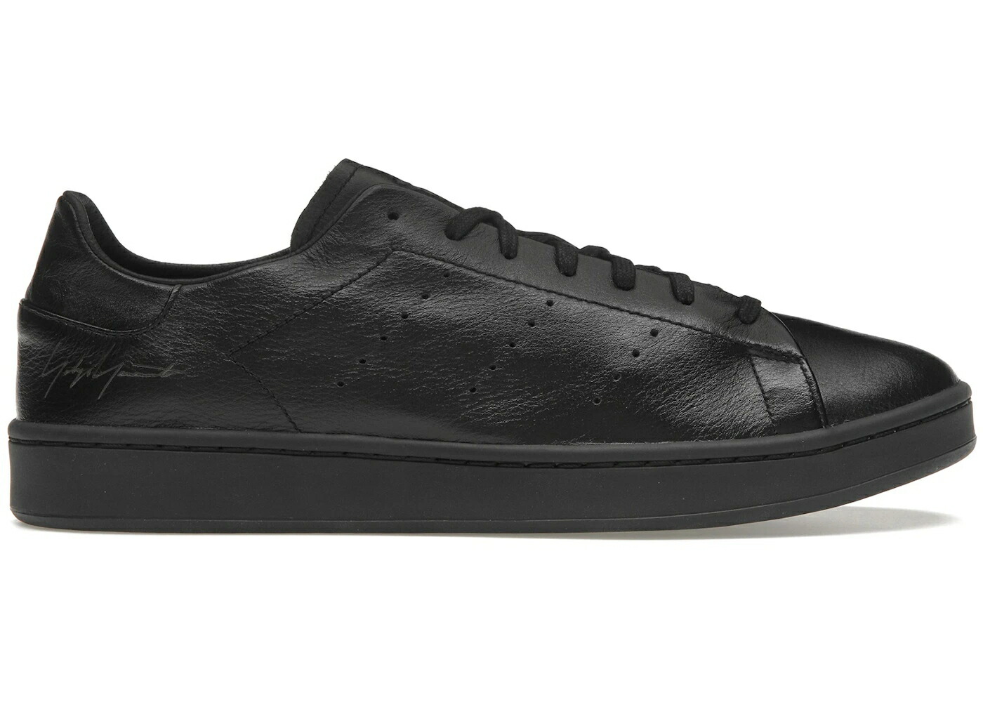 アディダス 黒いこと 黒いこと 見方仕損ない スニーカー メンズ ADIDAS Y-3 STAN SMITH BLACK / BLACK BLACK BLACK